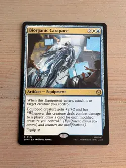 Biorganic Carapace - 124 - MTG: Marvel’s Spider-Man: Eternal - Rare - Regular - Image 1