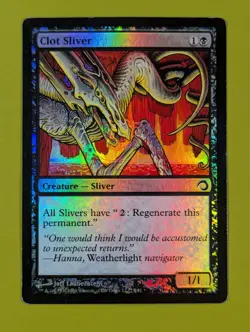 FOIL Clot Sliver x1 Premium Deck Series: Slivers 1x MTG - Image 1