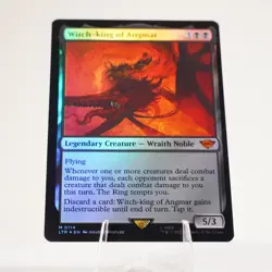 Witch King of Angmar Foil 0114 Universes Beyond LoTR MTG NM See Video - Image 4