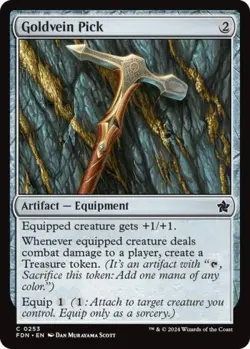 Goldvein Pick - Near Mint MTG Foundations - Image 1