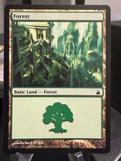 MTG Magic the Gathering Ravnica: City of Guilds Forest 306 - Image 1