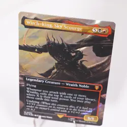 Witch King Sky Scourge Borderless Surge Foil Commander LoTR MTG NM See Video - Image 4