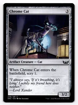 MTG Streets of New Capenna Chrome Cat 236/281 Magic the Gathering - Image 1