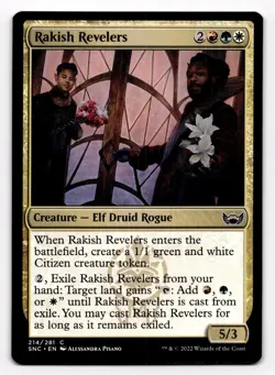 MTG Streets of New Capenna Rakish Revelers 214/281 Magic the Gathering - Image 1