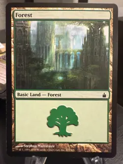 MTG Magic the Gathering Ravnica: City of Guilds Forest 303 - Image 1