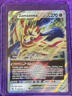 Pokemon Vstar Lot 4 Cards , Zamazenta,Zacian,Zeraora,Regigigas - Image 1