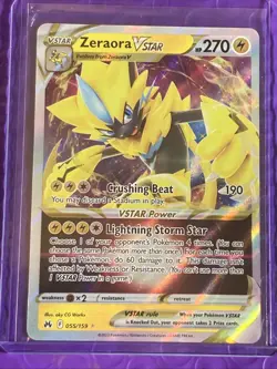 Pokemon Vstar Lot 4 Cards , Zamazenta,Zacian,Zeraora,Regigigas - Image 5