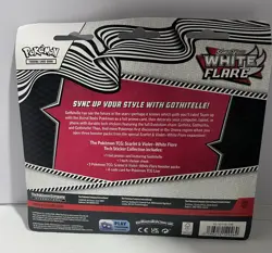 Pokemon White Flare SV10.5 3-Pack Tech Sticker Collection NEW Sealed - Image 2