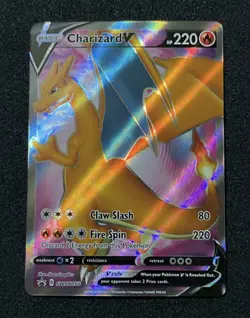 Charizard V SWSH050 Black Star Promo Full Art Holo - Pokemon TCG - Image 1