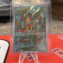 Pokemon Shuckle 136/132 Mega Evolution Illustration Rare Holo - Image 1