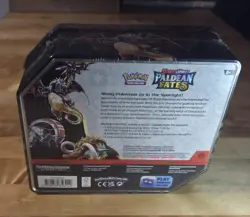 POKEMON TCG SV PALDEAN FATES TIN SHINY CHARIZARD EX - SEALED (FREE SHIPPING) - Image 3