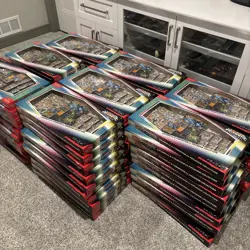 10x Pokemon TCG Prismatic Evolutions Lucario x Tyranitar Premium Collection - Image 1