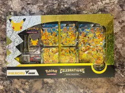 Pokemon TCG Celebrations 25th Anniversary Pikachu V-Union Premium Collection Box - Image 1