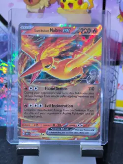Team Rocket's Moltres ex - 031/182 - Pokemon Destined Rivals Double Rare NM - Image 1
