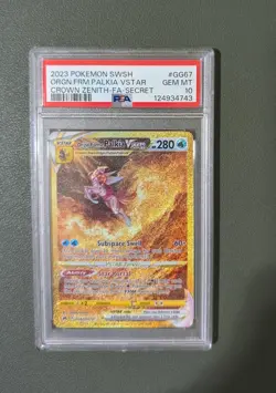 2023 Pokemon SWSH Origin Forme Palkia VSTAR Galarian Gallery #GG67/GG70 PSA 10 - Image 1