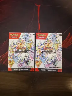 Lot of 2 Pokemon Prismatic Evolutions Booster Bundle Sealed - Image 1