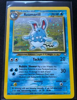 Pokemon 2000 Neo Genesis Azumarill 2/111 Unlimited English MP - Image 1