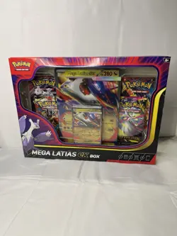 Pokemon Mega Latias ex Box in hand - Image 1