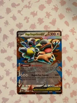 Pokemon Mega Kangaskhan ex 104/132 Me01: Mega Evolution Holo Near Mint - Image 1