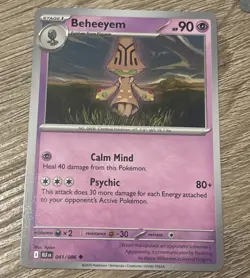Beheeyem - 041/086 - Black Bolt - NM/M - Pokemon TCG - English - Image 1