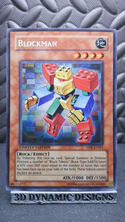 | Yugioh Blockman DPK-ENSE1 Secret Rare Duelist Pack Special Edition LP 🔥 | - Image 1
