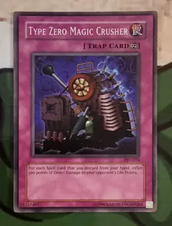 X 1 Yugioh Type Zero Magic Crusher PSV-074 LP - Image 1