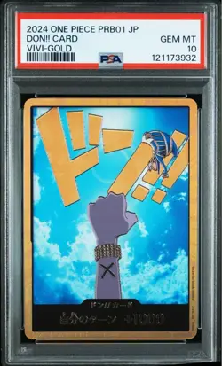 Vivi One Piece Don Card Super Parallel PSA 10 Gem Mint SP Rare Promo - Image 1
