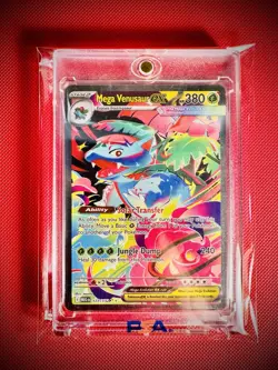 Mega Venusaur EX 177/132 XY Evolutions English Full Art Ultra Rare Holo Card NM - Image 1
