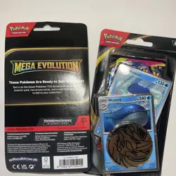 Pokemon TCG coin and card promo Single Booster Pack Mega Evolution - Image 4