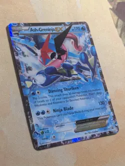 Pokemon TCG Ash-Greninja EX XY Black Star Promo XY133 Holo Card TCG Regular Size - Image 4