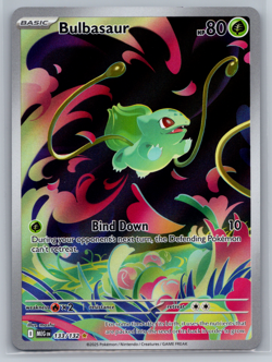 Bulbasaur 133/132 Mega Evolution Illustration Rare Pokemon Card English NM - Image 1