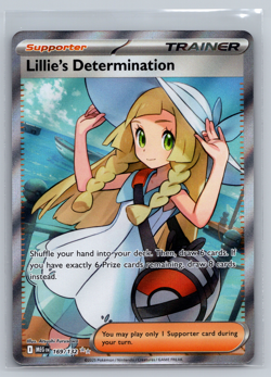 Pokemon TCG Mega Evolution Lillie’s Determination Full Art Trainer Card 169/132 - Image 1