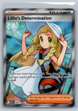 Pokemon TCG Mega Evolution Lillie’s Determination Full Art Trainer Card 169/132 - Image 1