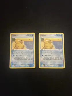 Psyduck 70/109 Non Holo EX Team Rocket Returns Pokemon Card Pair - Image 1
