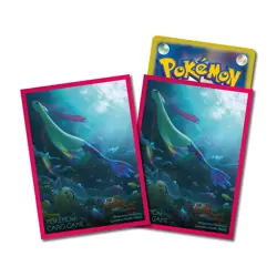 NEW!! Pokemon TCG Premium Glossy Card Sleeves - Milotic Pink (64 Pieces) - Image 1