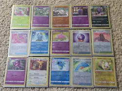 Pokemon Lot of 50 HOLO/REVERSE Only AUTHENTIC Card Lot SHINY HOLOGRAPHIC FOIL - Image 4