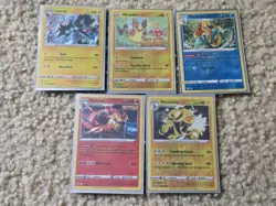 Pokemon Lot of 50 HOLO/REVERSE Only AUTHENTIC Card Lot SHINY HOLOGRAPHIC FOIL - Image 5