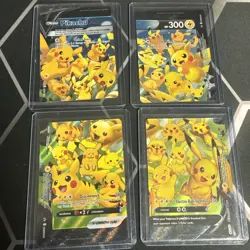 Pokemon TCG - Pikachu V-Union - SWSH139 - 142 - Celebrations Promo 4 Card Set - Image 1