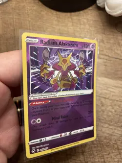 Radiant Alakazam Silver Tempest Holo Card 059/195 Near Mint +Bonus FREE SHIPPING - Image 2