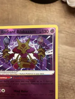 Radiant Alakazam Silver Tempest Holo Card 059/195 Near Mint +Bonus FREE SHIPPING - Image 5