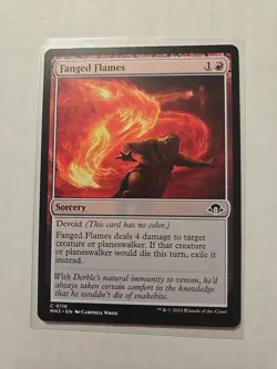Fanged Flames - Modern Horizons 3 - LP - MTG Magic - Common - Sorcery - Image 1