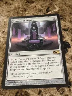 THRONE OF EMPIRES Magic MTG M12 Core Set LP - Image 1