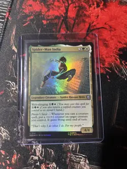 Spider-Man India Legendary Creature Marvel's Spider-Man MTG Foil - Image 1