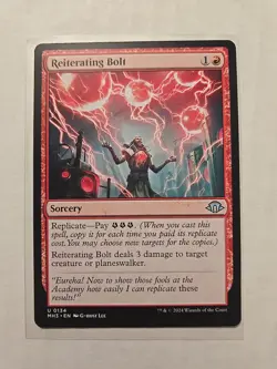 Reiterating Bolt - Modern Horizons 3 - LP - MTG Magic - Uncommon - Sorcery - Image 1