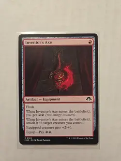 Inventor's Axe - Modern Horizons 3 - LP - MTG Magic - Common - Equipment - Image 1