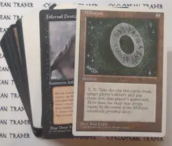 100 Vintage 1995 Magic MTG Cards NO DUPES Ice Age Alliances 4th Chronicles HML - Image 1