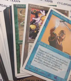 100 Vintage 1995 Magic MTG Cards NO DUPES Ice Age Alliances 4th Chronicles HML - Image 2