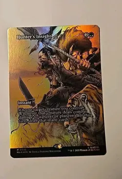 MTG Marvel Universe Eternal-Legal Hunter's Insight (Borderless Foil) M 35 - Image 1