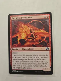 Reckless Pyrosurfer - Modern Horizons 3 - LP - MTG Magic - Uncommon - Creature - Image 1