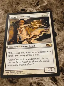 MESA ENCHANTRESS Magic MTG M12 Core Set LP - Image 1